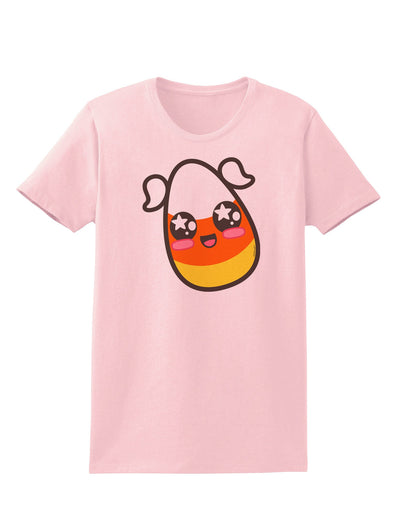 Cute Girl Child Candy Corn Family Halloween Womens T-Shirt-Womens T-Shirt-TooLoud-PalePink-X-Small-Davson Sales