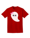 Cute Girl Ghost Halloween Adult Dark T-Shirt-Mens T-Shirt-TooLoud-Red-Small-Davson Sales