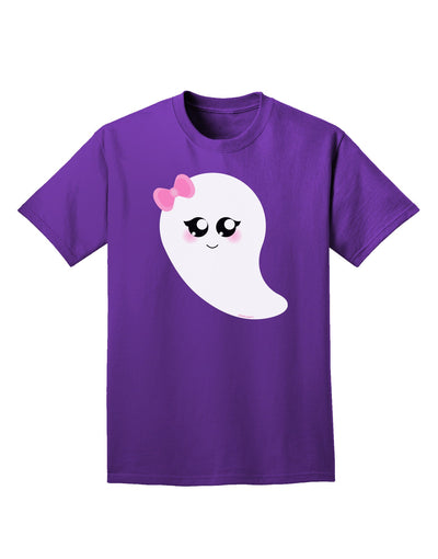 Cute Girl Ghost Halloween Adult Dark T-Shirt-Mens T-Shirt-TooLoud-Purple-Small-Davson Sales