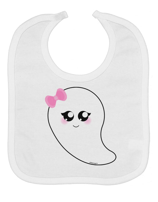Cute Girl Ghost Halloween Baby Bib