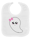 Cute Girl Ghost Halloween Baby Bib