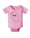 Cute Girl Ghost Halloween Baby Romper Bodysuit-Baby Romper-TooLoud-Light-Pink-06-Months-Davson Sales