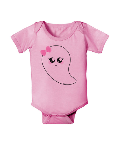 Cute Girl Ghost Halloween Baby Romper Bodysuit-Baby Romper-TooLoud-Light-Pink-06-Months-Davson Sales