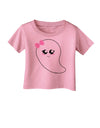 Cute Girl Ghost Halloween Infant T-Shirt-Infant T-Shirt-TooLoud-Candy-Pink-06-Months-Davson Sales