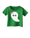 Cute Girl Ghost Halloween Infant T-Shirt Dark-Infant T-Shirt-TooLoud-Royal-Blue-06-Months-Davson Sales