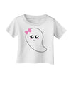 Cute Girl Ghost Halloween Infant T-Shirt-Infant T-Shirt-TooLoud-White-06-Months-Davson Sales