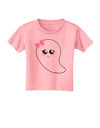 Cute Girl Ghost Halloween Toddler T-Shirt-Toddler T-Shirt-TooLoud-Candy-Pink-2T-Davson Sales