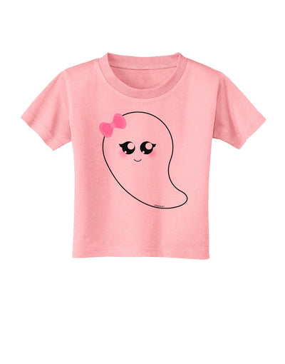 Cute Girl Ghost Halloween Toddler T-Shirt-Toddler T-Shirt-TooLoud-Candy-Pink-2T-Davson Sales