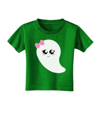 Cute Girl Ghost Halloween Toddler T-Shirt Dark-Toddler T-Shirt-TooLoud-Royal-Blue-2T-Davson Sales