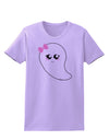 Cute Girl Ghost Halloween Womens T-Shirt-Womens T-Shirt-TooLoud-Lavender-X-Small-Davson Sales