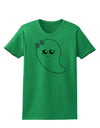 Cute Girl Ghost Halloween Womens T-Shirt-Womens T-Shirt-TooLoud-Kelly-Green-X-Small-Davson Sales