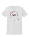 Cute Girl Ghost Halloween Womens T-Shirt-Womens T-Shirt-TooLoud-White-X-Small-Davson Sales