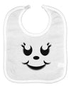 Cute Girl Jack O Lantern Pumpkin Face Baby Bib