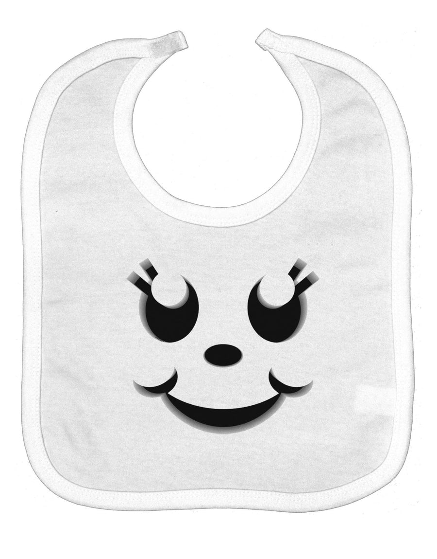 Cute Girl Jack O Lantern Pumpkin Face Baby Bib