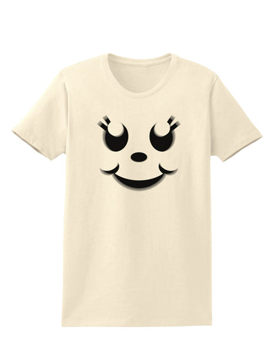 Cute Girl Jack O Lantern Pumpkin Face Womens T-Shirt-Womens T-Shirt-TooLoud-Natural-X-Small-Davson Sales