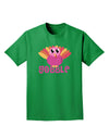 Cute Gobble Turkey Pink Adult Dark T-Shirt-Mens T-Shirt-TooLoud-Kelly-Green-Small-Davson Sales