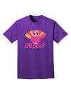 Cute Gobble Turkey Pink Adult Dark T-Shirt-Mens T-Shirt-TooLoud-Purple-Small-Davson Sales