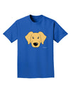 Cute Golden Retriever Dog Adult Dark T-Shirt by TooLoud-Mens T-Shirt-TooLoud-Royal-Blue-Small-Davson Sales