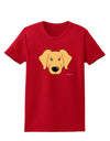 Cute Golden Retriever Dog Womens Dark T-Shirt by TooLoud-Womens T-Shirt-TooLoud-Red-X-Small-Davson Sales