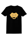 Cute Golden Retriever Dog Womens Dark T-Shirt by TooLoud-Womens T-Shirt-TooLoud-Black-X-Small-Davson Sales