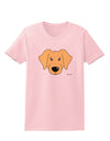 Cute Golden Retriever Dog Womens T-Shirt by TooLoud-Womens T-Shirt-TooLoud-PalePink-X-Small-Davson Sales