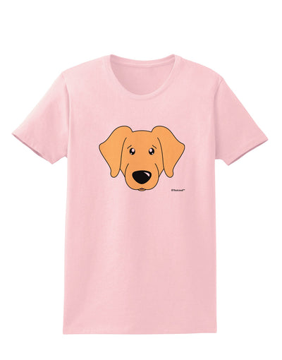 Cute Golden Retriever Dog Womens T-Shirt by TooLoud-Womens T-Shirt-TooLoud-PalePink-X-Small-Davson Sales