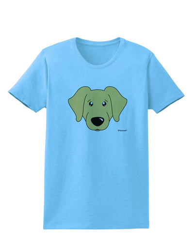 Cute Golden Retriever Dog Womens T-Shirt by TooLoud-Womens T-Shirt-TooLoud-Aquatic-Blue-X-Small-Davson Sales