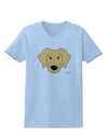 Cute Golden Retriever Dog Womens T-Shirt by TooLoud-Womens T-Shirt-TooLoud-Light-Blue-X-Small-Davson Sales