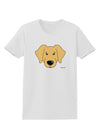 Cute Golden Retriever Dog Womens T-Shirt by TooLoud-Womens T-Shirt-TooLoud-White-X-Small-Davson Sales