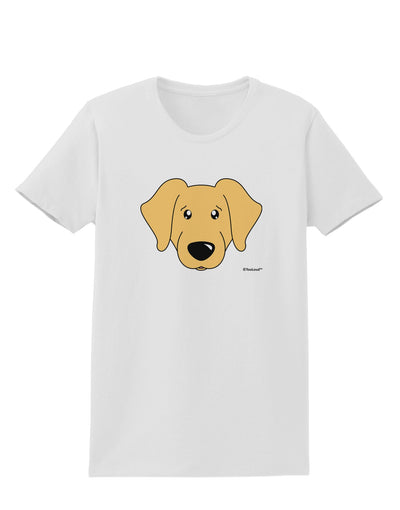 Cute Golden Retriever Dog Womens T-Shirt by TooLoud-Womens T-Shirt-TooLoud-White-X-Small-Davson Sales