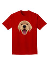 Cute Golden Retriever Puppy Face Adult Dark T-Shirt-Mens T-Shirt-TooLoud-Red-Small-Davson Sales