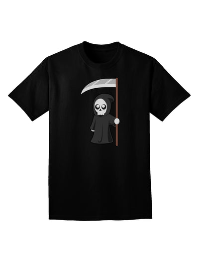 Cute Grim Reaper - Halloween Adult Dark V-Neck T-Shirt-Mens V-Neck T-Shirt-TooLoud-Black-Small-Davson Sales