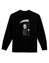 Cute Grim Reaper - Halloween Adult Long Sleeve Dark T-Shirt-TooLoud-Black-Small-Davson Sales