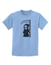 Cute Grim Reaper - Halloween Childrens T-Shirt-Childrens T-Shirt-TooLoud-Light-Blue-X-Small-Davson Sales