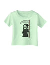 Cute Grim Reaper - Halloween Infant T-Shirt-Infant T-Shirt-TooLoud-Light-Green-06-Months-Davson Sales