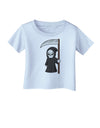 Cute Grim Reaper - Halloween Infant T-Shirt-Infant T-Shirt-TooLoud-Light-Blue-06-Months-Davson Sales