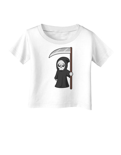 Cute Grim Reaper - Halloween Infant T-Shirt-Infant T-Shirt-TooLoud-White-06-Months-Davson Sales