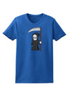 Cute Grim Reaper - Halloween Womens Dark T-Shirt-Womens T-Shirt-TooLoud-Royal-Blue-X-Small-Davson Sales