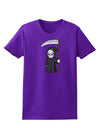 Cute Grim Reaper - Halloween Womens Dark T-Shirt-Womens T-Shirt-TooLoud-Purple-X-Small-Davson Sales