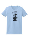 Cute Grim Reaper - Halloween Womens T-Shirt-Womens T-Shirt-TooLoud-Light-Blue-X-Small-Davson Sales