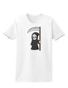 Cute Grim Reaper - Halloween Womens T-Shirt-Womens T-Shirt-TooLoud-White-X-Small-Davson Sales