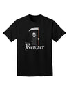 Cute Grim Reaper - Name Text Adult Dark T-Shirt-Mens T-Shirt-TooLoud-Black-Small-Davson Sales