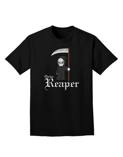 Cute Grim Reaper - Name Text Adult Dark T-Shirt-Mens T-Shirt-TooLoud-Black-Small-Davson Sales