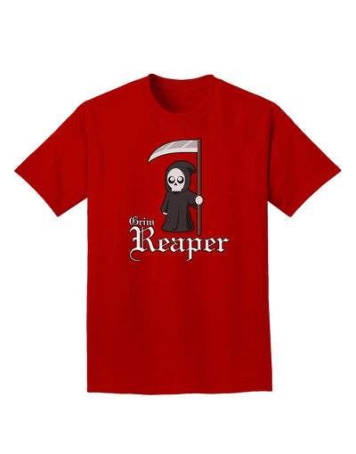 Cute Grim Reaper - Name Text Adult Dark T-Shirt-Mens T-Shirt-TooLoud-Red-Small-Davson Sales