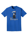 Cute Grim Reaper - Name Text Adult Dark T-Shirt-Mens T-Shirt-TooLoud-Royal-Blue-Small-Davson Sales