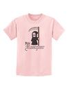 Cute Grim Reaper - Name Text Childrens T-Shirt-Childrens T-Shirt-TooLoud-PalePink-X-Small-Davson Sales