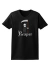 Cute Grim Reaper - Name Text Womens Dark T-Shirt-Womens T-Shirt-TooLoud-Black-X-Small-Davson Sales