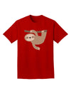 Cute Hanging Sloth Adult Dark T-Shirt-Mens T-Shirt-TooLoud-Red-Small-Davson Sales