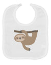 Cute Hanging Sloth Baby Bib