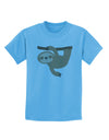 Cute Hanging Sloth Childrens T-Shirt-Childrens T-Shirt-TooLoud-Aquatic-Blue-X-Small-Davson Sales